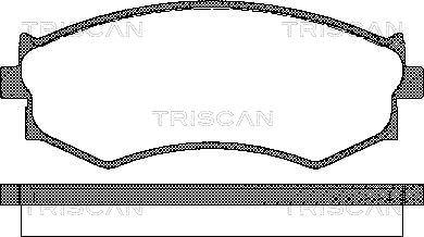 Triscan 8110 14032 - Komplet Pločica, disk-kočnica www.molydon.hr