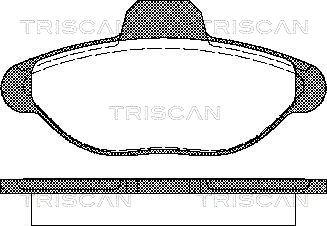 Triscan 8110 15001 - Komplet Pločica, disk-kočnica www.molydon.hr