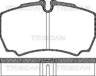 Triscan 8110 15029 - Komplet Pločica, disk-kočnica www.molydon.hr