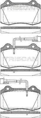 Triscan 8110 15023 - Komplet Pločica, disk-kočnica www.molydon.hr