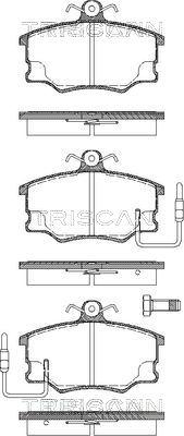 Triscan 8110 15867 - Komplet Pločica, disk-kočnica www.molydon.hr