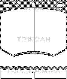 Triscan 8110 16229 - Komplet Pločica, disk-kočnica www.molydon.hr