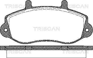 Triscan 8110 10526 - Komplet Pločica, disk-kočnica www.molydon.hr