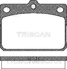 Triscan 8110 10009 - Komplet Pločica, disk-kočnica www.molydon.hr