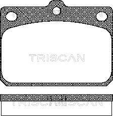 Triscan 8110 10027 - Komplet Pločica, disk-kočnica www.molydon.hr