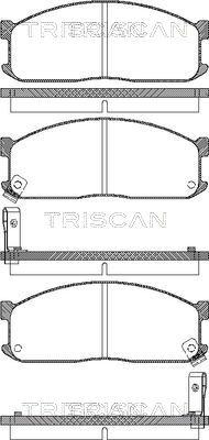 Triscan 8110 10873 - Komplet Pločica, disk-kočnica www.molydon.hr