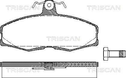 Triscan 8110 10232 - Komplet Pločica, disk-kočnica www.molydon.hr