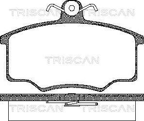 Triscan 8110 10776 - Komplet Pločica, disk-kočnica www.molydon.hr