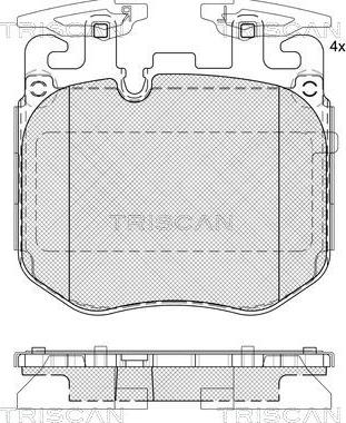 Triscan 8110 11066 - Komplet Pločica, disk-kočnica www.molydon.hr