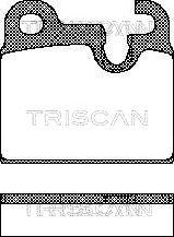 Triscan 8110 11227 - Komplet Pločica, disk-kočnica www.molydon.hr