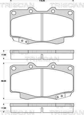 BOSCH BP1416 - Komplet Pločica, disk-kočnica www.molydon.hr