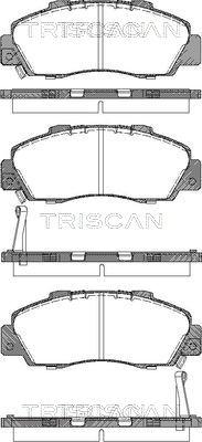 Triscan 8110 17009 - Komplet Pločica, disk-kočnica www.molydon.hr