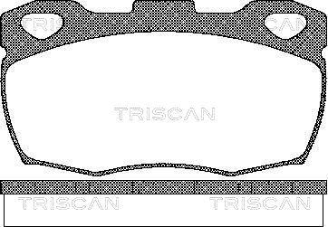 Triscan 8110 17003 - Komplet Pločica, disk-kočnica www.molydon.hr