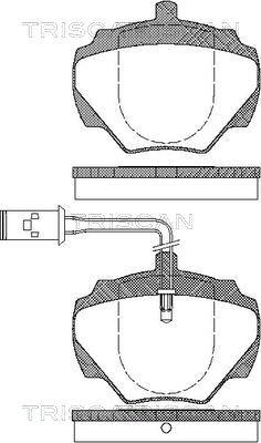 Triscan 8110 17007 - Komplet Pločica, disk-kočnica www.molydon.hr