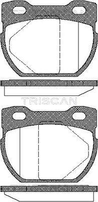 Triscan 8110 17013 - Komplet Pločica, disk-kočnica www.molydon.hr