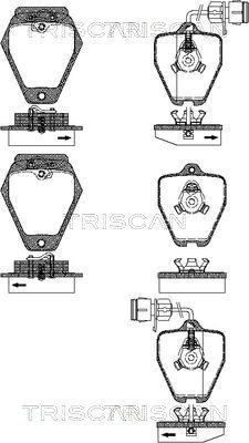 Triscan 8110 29046 - Komplet Pločica, disk-kočnica www.molydon.hr