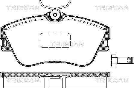 Triscan 8110 29001 - Komplet Pločica, disk-kočnica www.molydon.hr