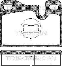 Triscan 8110 29158 - Komplet Pločica, disk-kočnica www.molydon.hr