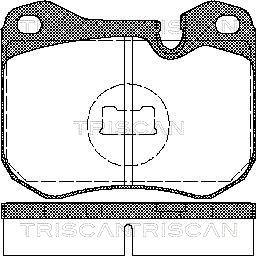 Triscan 8110 29157 - Komplet Pločica, disk-kočnica www.molydon.hr