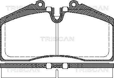 Triscan 8110 29160 - Komplet Pločica, disk-kočnica www.molydon.hr