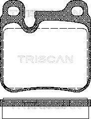 Triscan 8110 29161 - Komplet Pločica, disk-kočnica www.molydon.hr