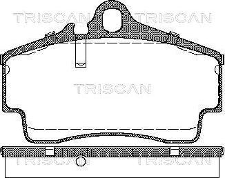 Triscan 8110 29163 - Komplet Pločica, disk-kočnica www.molydon.hr