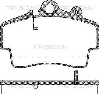 Triscan 8110 29162 - Komplet Pločica, disk-kočnica www.molydon.hr