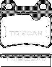 Triscan 8110 24892 - Komplet Pločica, disk-kočnica www.molydon.hr