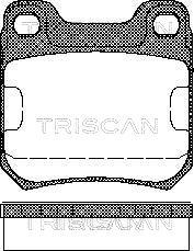 Triscan 8110 24866 - Komplet Pločica, disk-kočnica www.molydon.hr