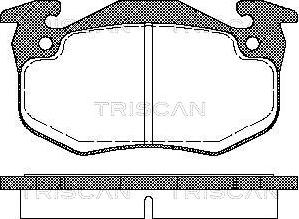 Triscan 8110 25177 - Komplet Pločica, disk-kočnica www.molydon.hr