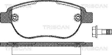 Triscan 8110 28022 - Komplet Pločica, disk-kočnica www.molydon.hr