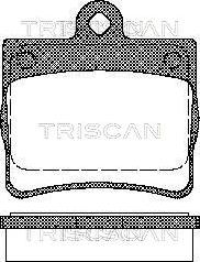 Triscan 8110 23016 - Komplet Pločica, disk-kočnica www.molydon.hr