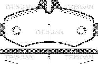 Triscan 8110 23020 - Komplet Pločica, disk-kočnica www.molydon.hr