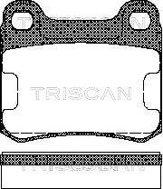 Triscan 8110 23115 - Komplet Pločica, disk-kočnica www.molydon.hr