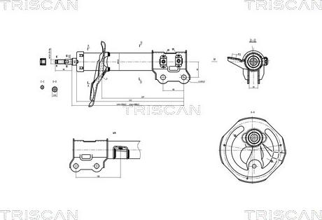 Triscan 8705 43104 - Amortizer www.molydon.hr