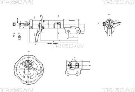 Triscan 8705 43103 - Amortizer www.molydon.hr