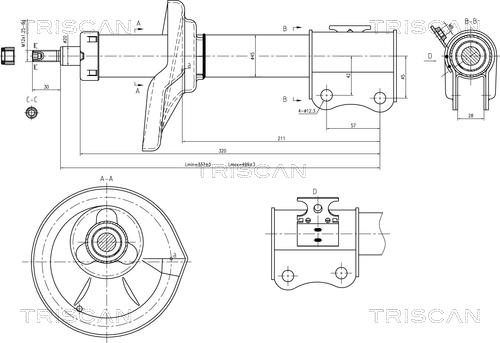 Triscan 8705 69101 - Amortizer www.molydon.hr