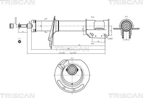 Triscan 8705 15101 - Amortizer www.molydon.hr