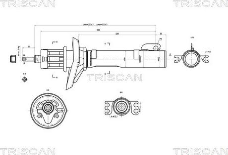 Triscan 8705 29103 - Amortizer www.molydon.hr