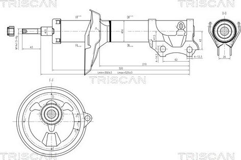 Triscan 8705 29110 - Amortizer www.molydon.hr