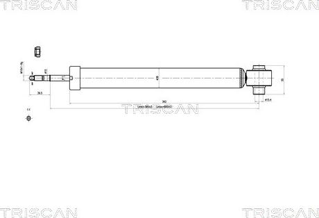 Triscan 8705 29205 - Amortizer www.molydon.hr