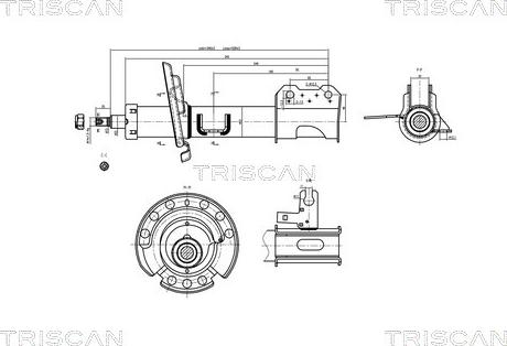 Triscan 8705 24103 - Amortizer www.molydon.hr