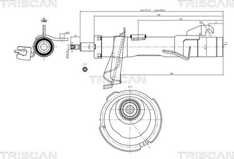 Triscan 8705 27103 - Amortizer www.molydon.hr