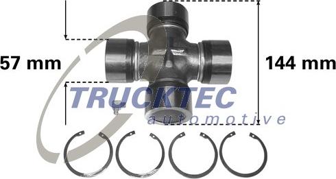 Trucktec Automotive 05.34.001 - Zglob, kardansko osovina www.molydon.hr