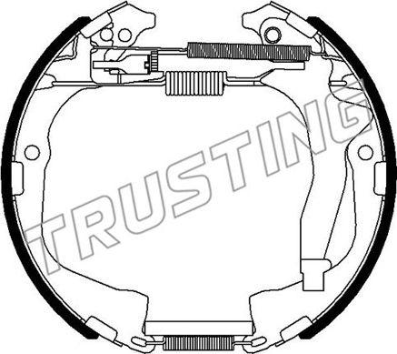 Trusting 6495 - Komplet kočnica, bubanj kočnice www.molydon.hr