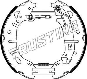 Trusting 6459 - Komplet kočnica, bubanj kočnice www.molydon.hr