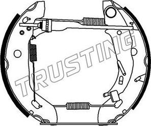 Trusting 645.0 - Komplet kočnica, bubanj kočnice www.molydon.hr