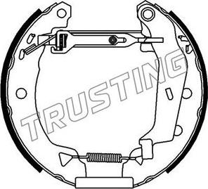 Trusting 640.0 - Komplet kočnica, bubanj kočnice www.molydon.hr