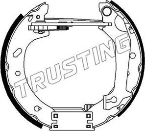 Trusting 6401 - Komplet kočnica, bubanj kočnice www.molydon.hr