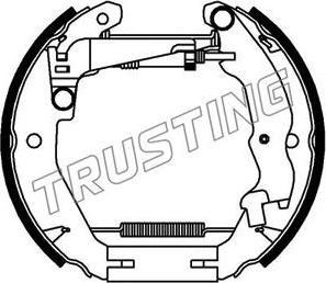 Trusting 6437 - Komplet kočnica, bubanj kočnice www.molydon.hr